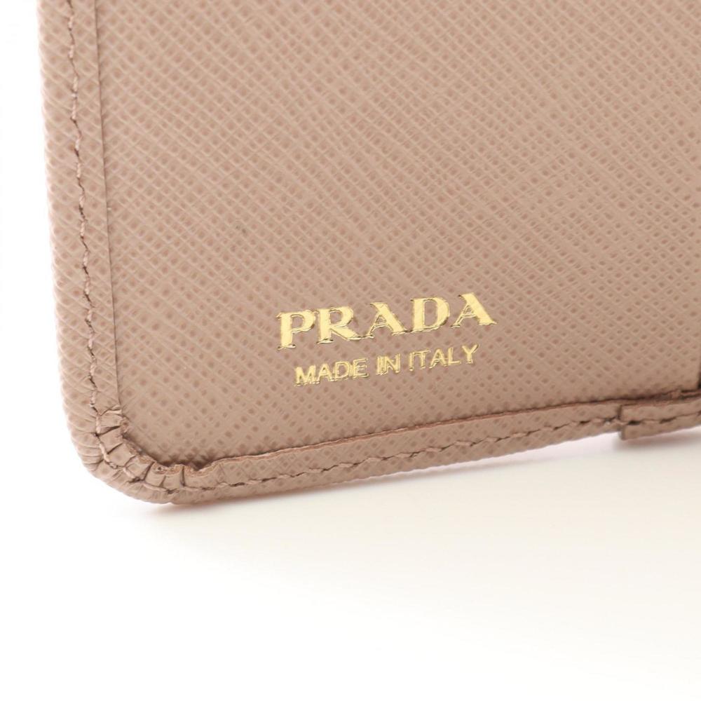 PRADA Pink Leather Saffiano Wallet - Picture 5 of 7
